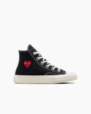 Converse PLAY Comme des Garçons Single Heart Chuck 70*Niños Niña | Niños Pequeños (4-8 Años)