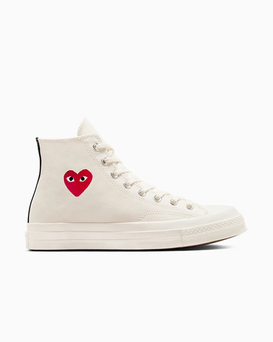 Converse PLAY Comme des Garçons Single Heart Chuck 70*Mujer Corte Alto | Corte Alto