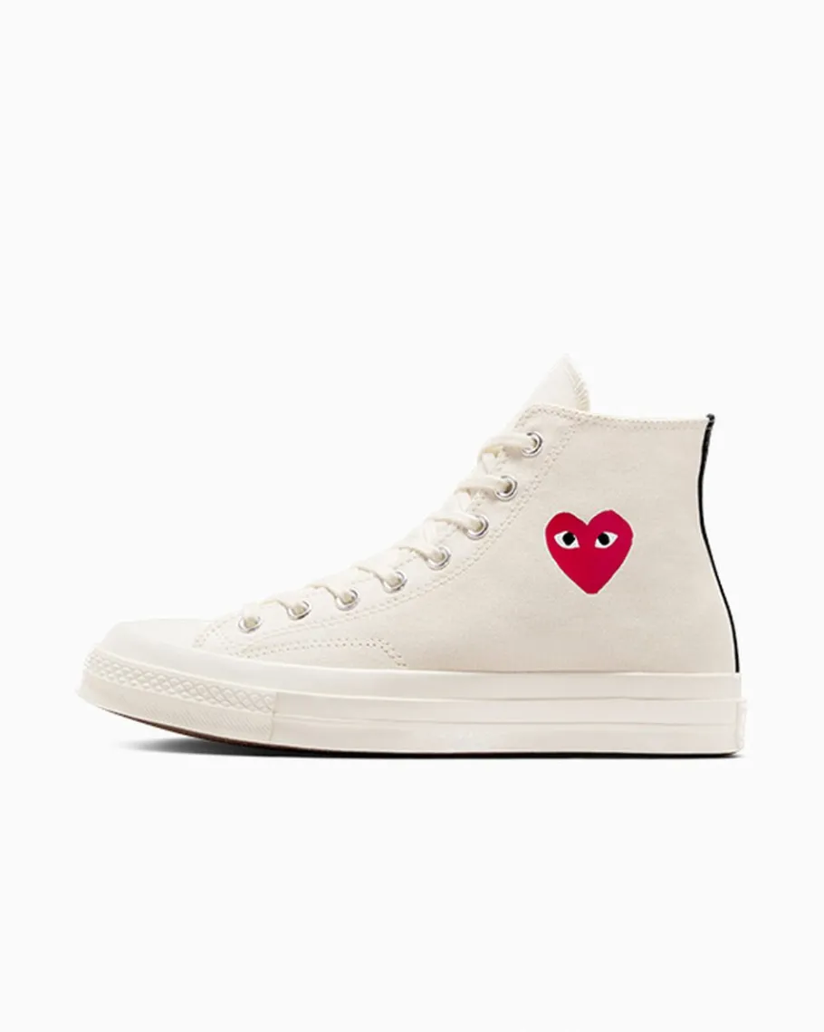 Converse PLAY Comme des Garçons Single Heart Chuck 70*Mujer Corte Alto | Corte Alto