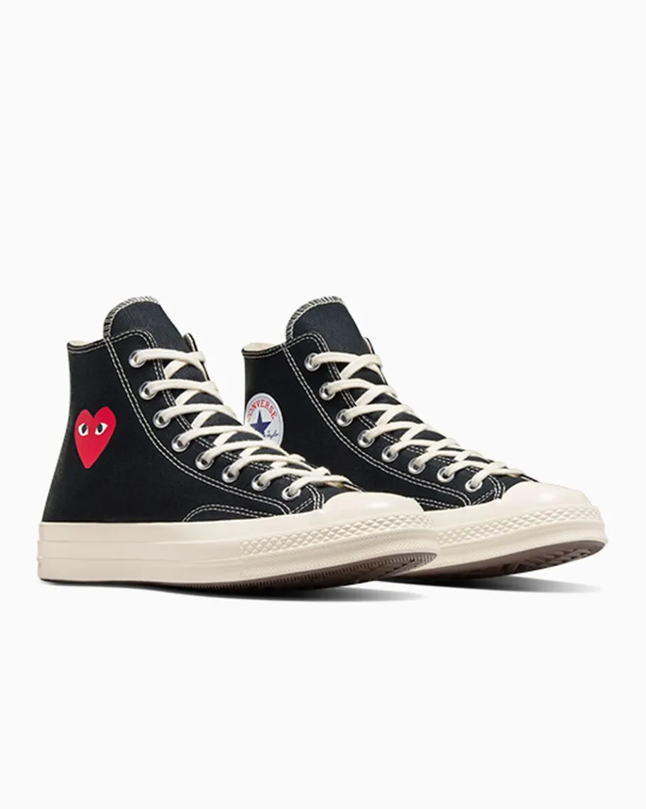 Converse PLAY Comme des Garçons Single Heart Chuck 70*Mujer Corte Alto | Corte Alto