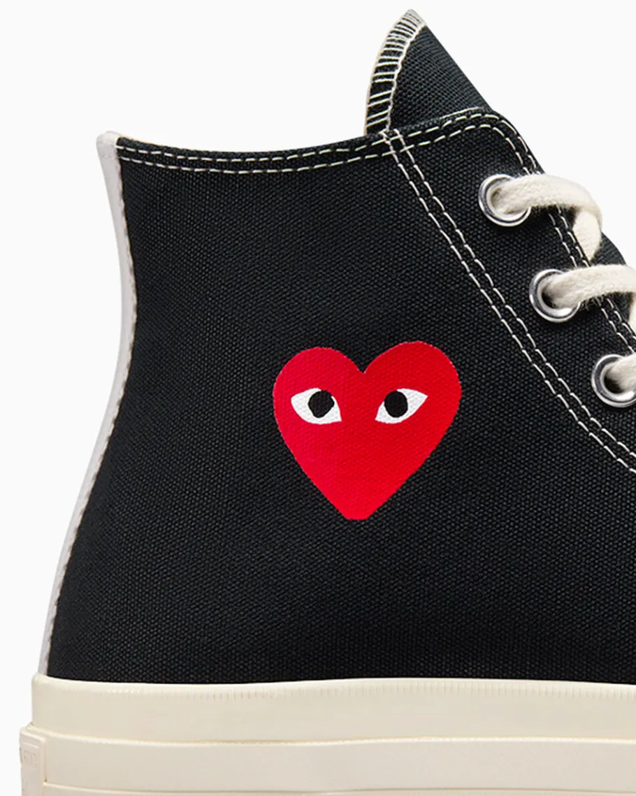 Converse PLAY Comme des Garçons Single Heart Chuck 70*Mujer Corte Alto | Corte Alto