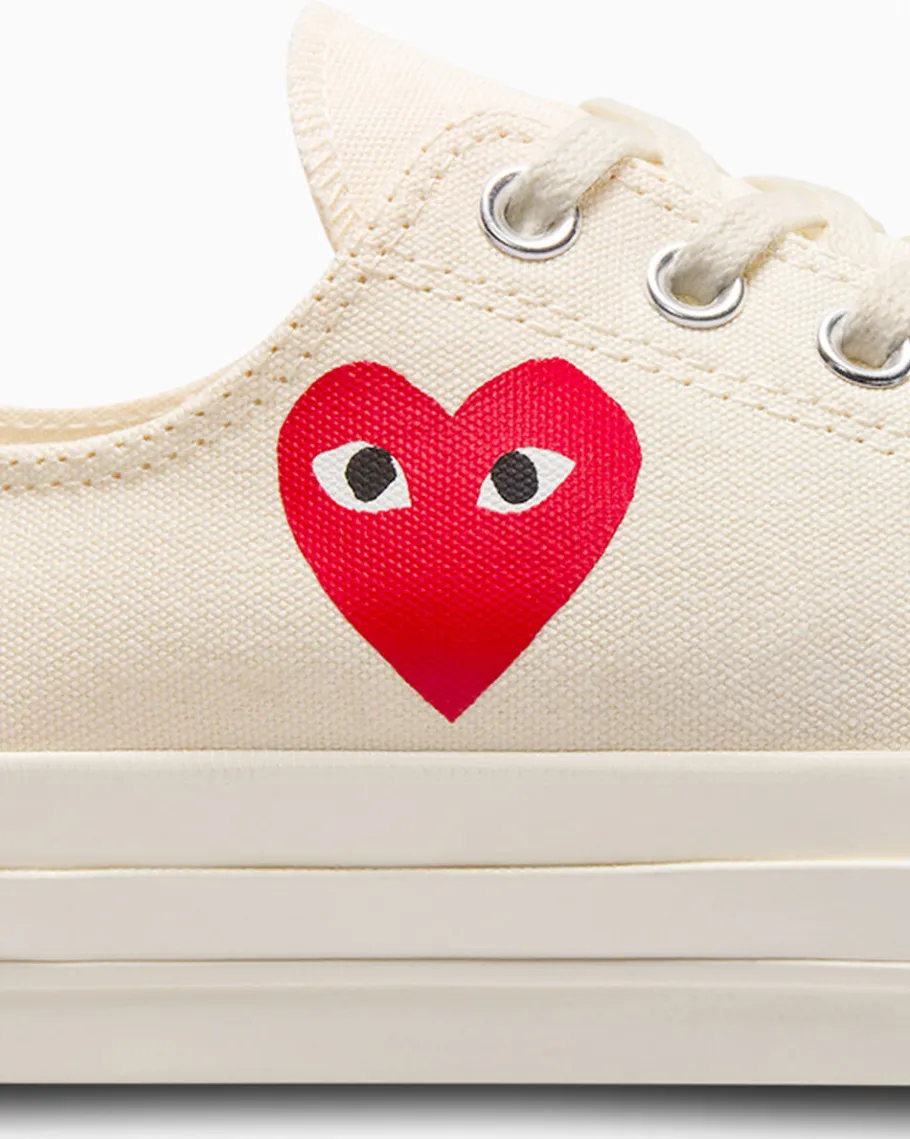 Converse PLAY Comme des Garçons Single Heart Chuck 70*Mujer Corte Bajo | Corte Bajo