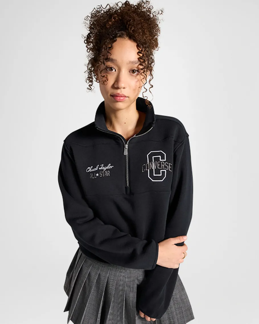 Converse Retro Half-Zip Popover*Mujer Chaquetas Y Sudaderas