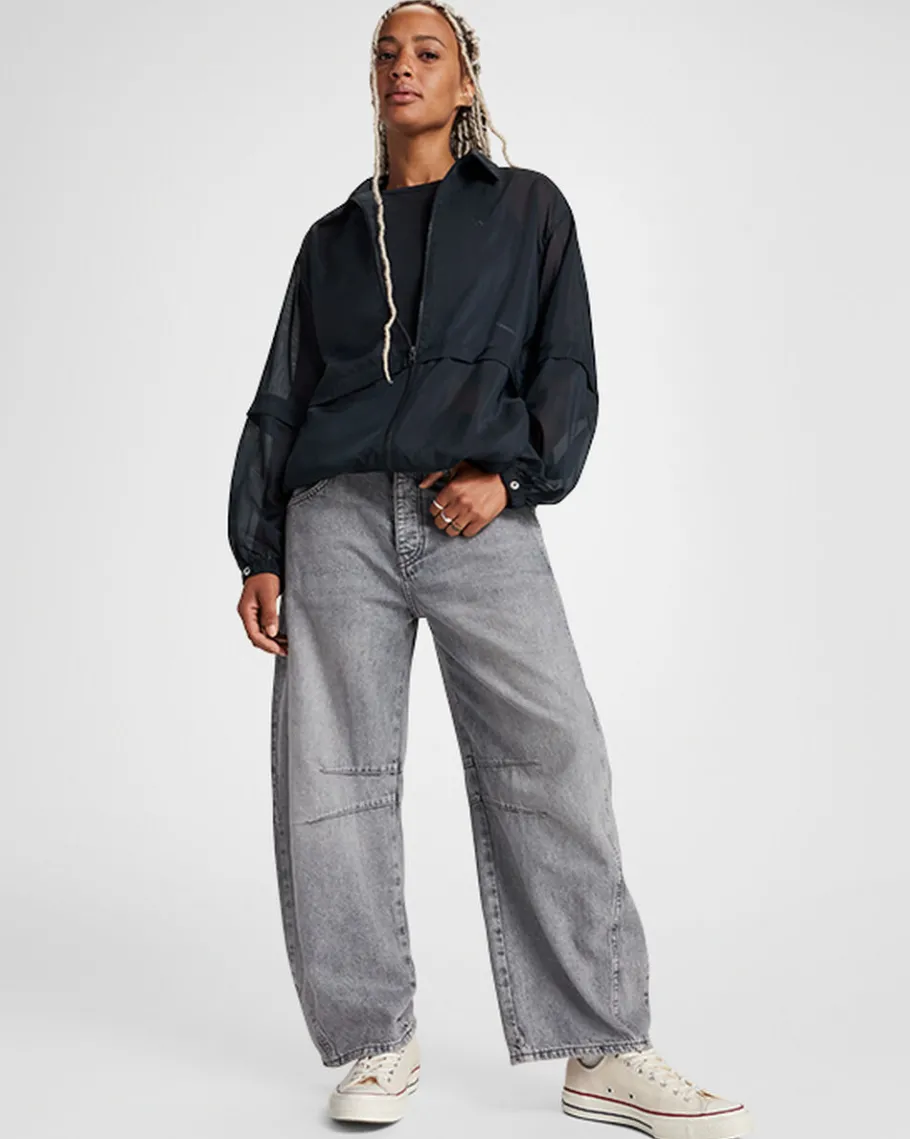 Converse Sheer Layered Jacket*Mujer Chaquetas Y Sudaderas