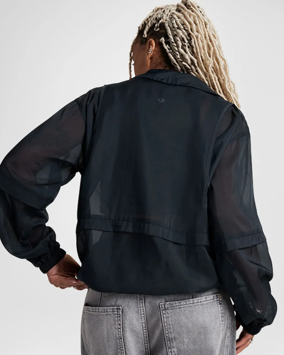 Converse Sheer Layered Jacket*Mujer Chaquetas Y Sudaderas