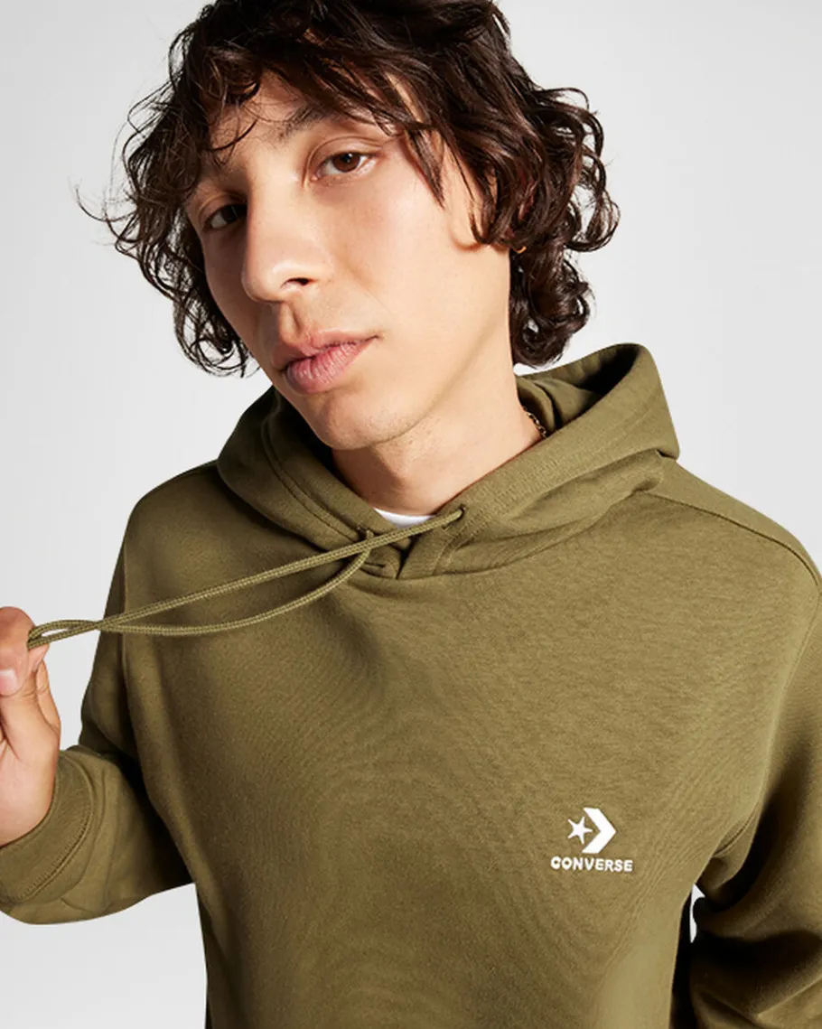 Converse Sudadera con capucha de tejido Fleece y ajuste estándar Go-To Embroidered Star Chevron*Hombre Partes De Arriba Y Camisetas | Chaquetas Y Sudaderas