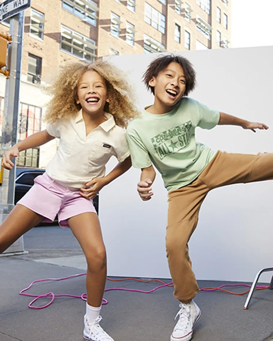 Converse Twill Dolman Top*Niños Niña | Partes De Arriba Y Camisetas