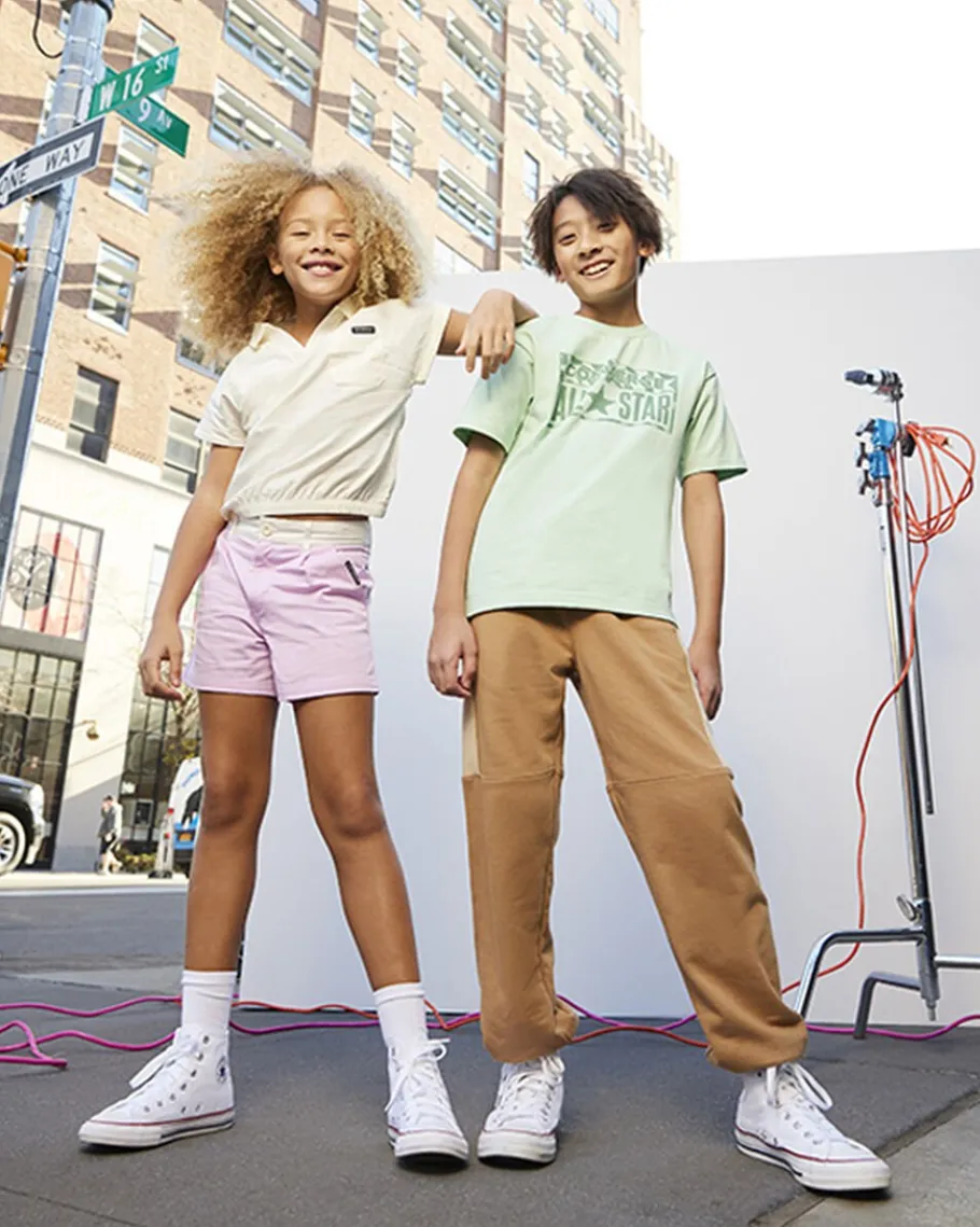 Converse Twill Dolman Top*Niños Niña | Partes De Arriba Y Camisetas